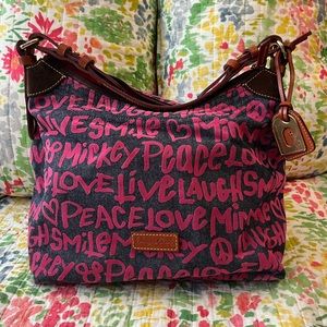 Denim and Pink Disney Dooney & Bourke Shoulder Bag